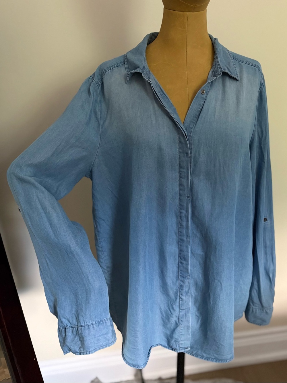 Jane and Delancey Sky Blue Button-Down Shirt